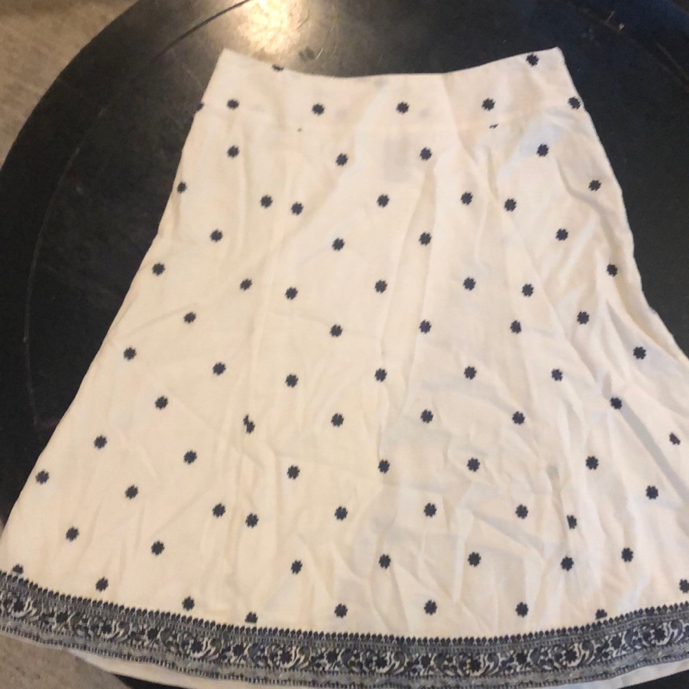 Black & white A line skirt